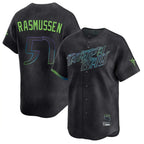 Tampa Bay Rays #57 Drew Rasmussen Player Black City Connect Home Limited Stitched Baseball Jersey