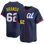 Tampa Bay Rays #62 Jonathan Aranda Player Navy Limited American League All-Star Edition Stitched Baseball Jersey