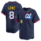 Tampa Bay Rays #8 Brandon Lowe Player Navy Limited American League All-Star Edition Stitched Baseball Jersey