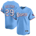 Texas Rangers #29 Adrian Beltre Player Light Blue Home Limited Stitched Baseball Jersey
