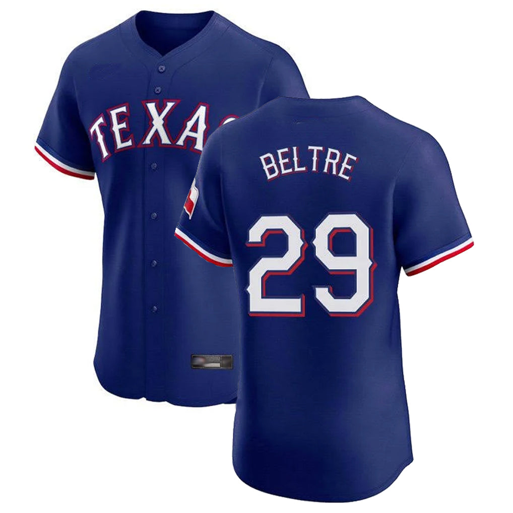 Texas Rangers #29 Adrian Beltre Player Royal Home Limited Elite Stitched Baseball Jersey