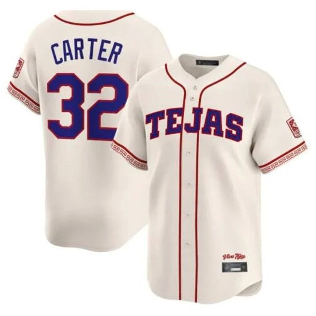 Texas Rangers #32 Evan Carter Player Cream 2026 City Connect Premier Stitched Baseball Jersey