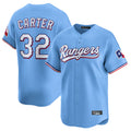 Texas Rangers #32 Evan Carter Player Light Blue Home Limited Stitched Baseball Jersey