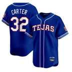Texas Rangers #32 Evan Carter Player Royal 2026 City Connect Premier Stitched Baseball Jersey