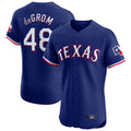 Texas Rangers #48 Jacob deGrom Player Royal Elite Home Limited Stitched Baseball Jersey