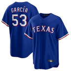 Texas Rangers #53 Adolis Garcia Player Royal Home Limited Game Stitched Baseball Jersey