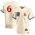 Texas Rangers #6 Josh Jung Player Cream Limited City Connect Cream Stitched Baseball Jersey