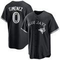 Toronto Blue Jays #0 Andres Gimenez Player Black Home Game Stitched Baseball Jersey