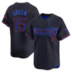 Toronto Blue Jays #15 Chad Green Player Black&Blue City Connect Limited Stitched Baseball Jersey