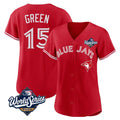 Toronto Blue Jays #15 Chad Green Player Red 2025 World Series Limited Stitched Baseball Jersey