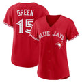 Toronto Blue Jays #15 Chad Green Player Red Home Limited Stitched Baseball Jersey
