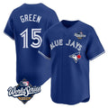 Toronto Blue Jays #15 Chad Green Player Royal 2025 World Series Limited Stitched Baseball Jersey