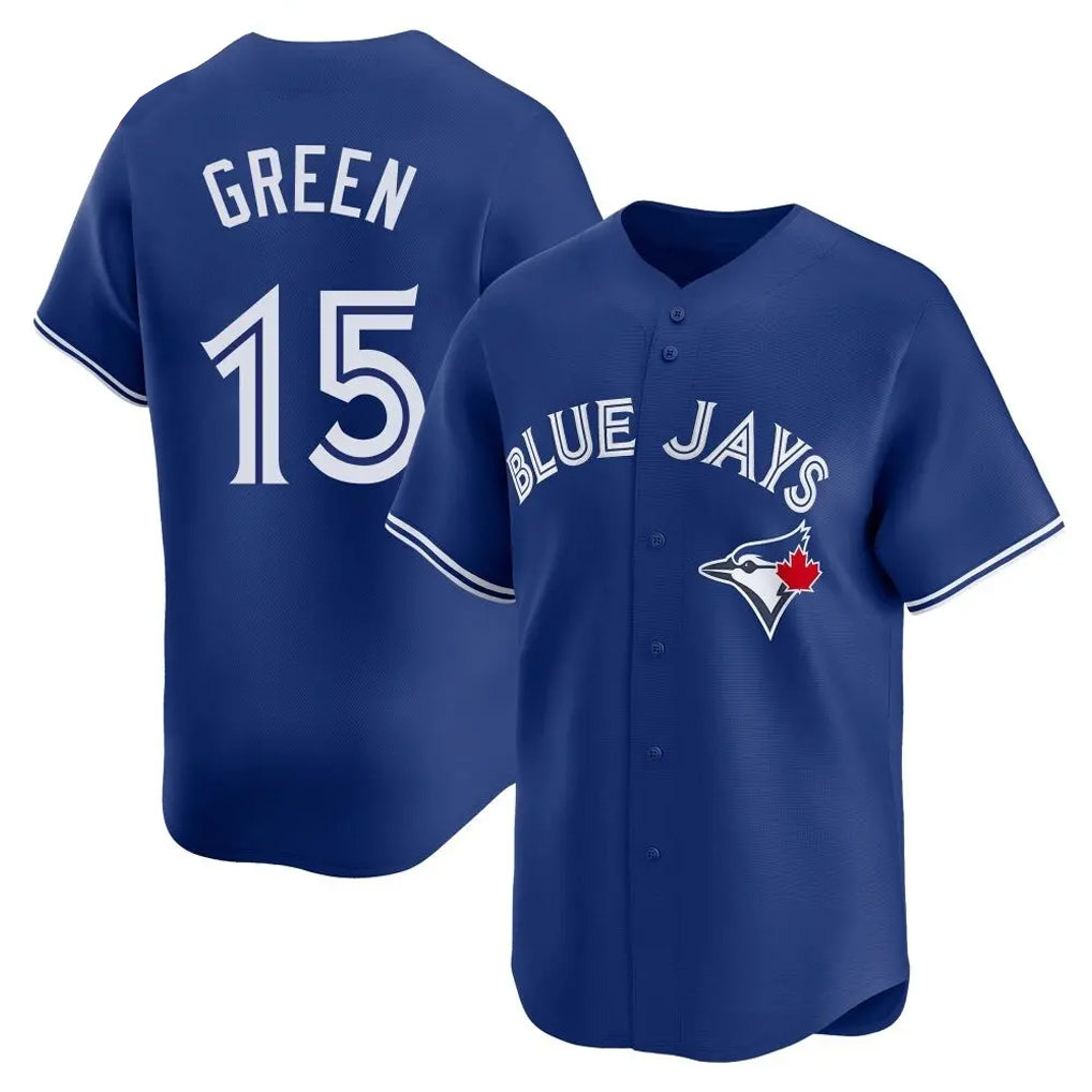Toronto Blue Jays #15 Chad Green Player Royal Home Limited Stitched Baseball Jersey