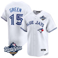 Toronto Blue Jays #15 Chad Green Player White 2025 World Series Limited Stitched Baseball Jersey