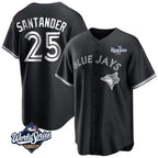 Toronto Blue Jays #25 Anthony Santander Player Black 2025 World Series City Connect Limited Stitched Baseball Jersey