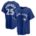 Toronto Blue Jays #25 Anthony Santander Player Navy Home Limited Stitched Baseball Jersey