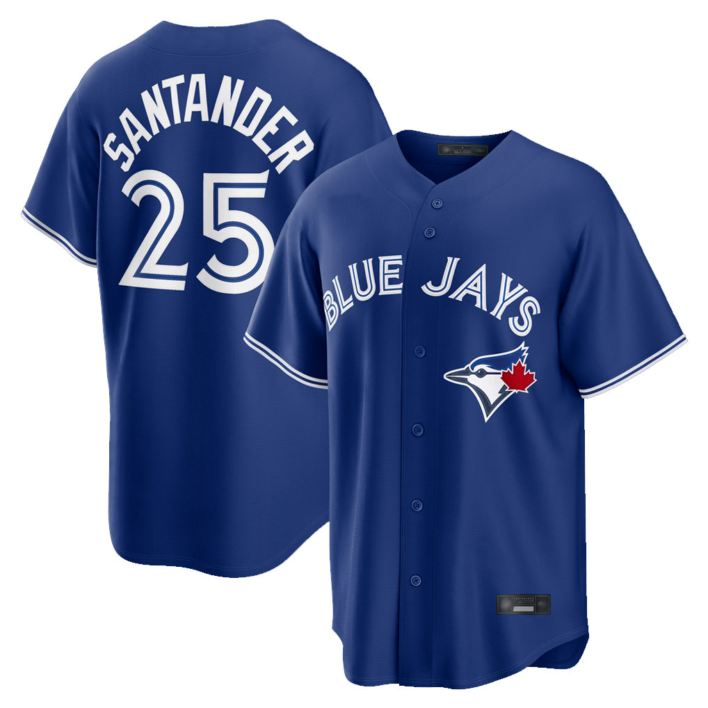 Toronto Blue Jays #25 Anthony Santander Player Navy Home Limited Stitched Baseball Jersey