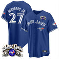 Toronto Blue Jays #27 Vladimir Guerrero Jr. Player Navy 2025 American League All Stitched Baseball Jersey