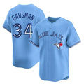 Toronto Blue Jays #34 Kevin Gausman Player Blue Home Limited Stitched Baseball Jersey