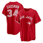 Toronto Blue Jays #34 Kevin Gausman Player Red Home Limited Stitched Baseball Jersey