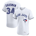 Toronto Blue Jays #34 Kevin Gausman Player White Home Elite Stitched Baseball Jersey