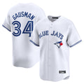 Toronto Blue Jays #34 Kevin Gausman Player White Home Limited Stitched Baseball Jersey
