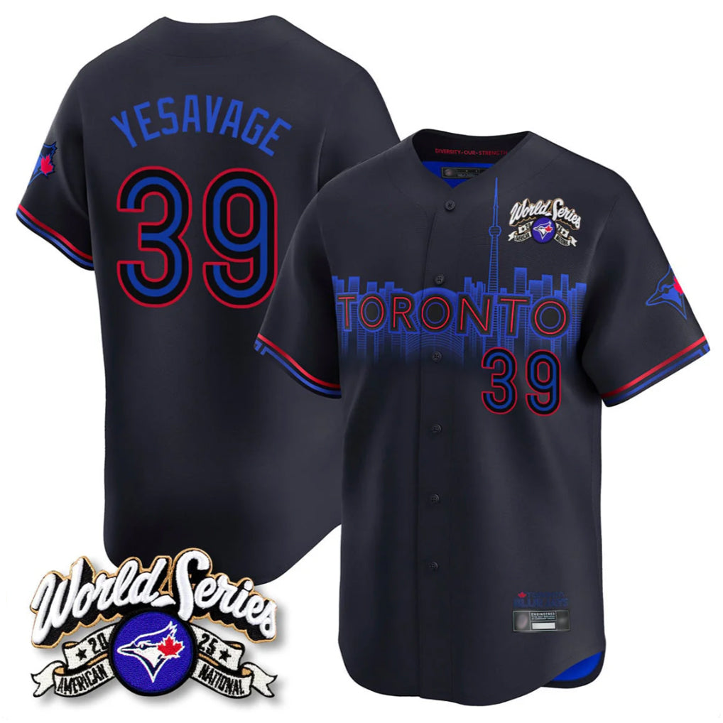 Toronto Blue Jays #39 Trey Yesavage Player Black 2025 American League Limited All Stitched Baseball Jersey