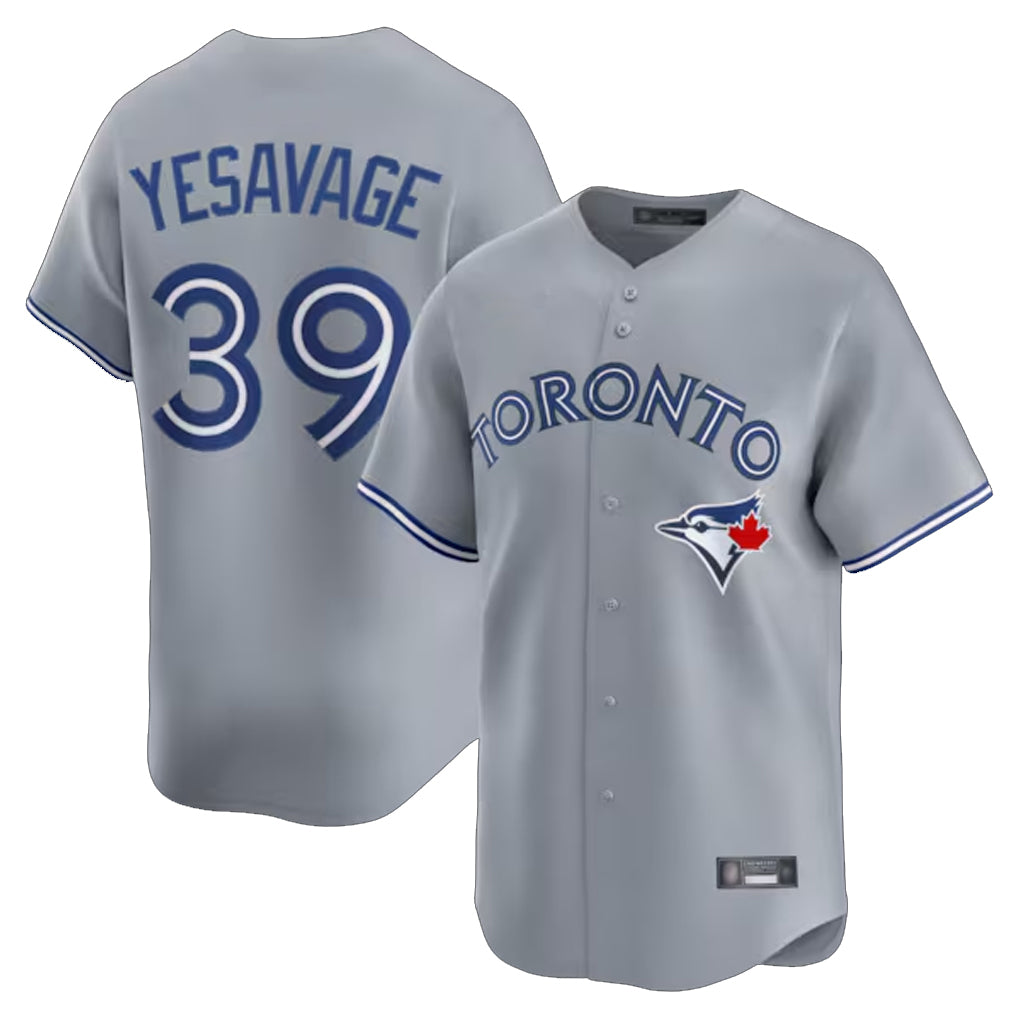 Toronto Blue Jays #39 Trey Yesavage Player Gray Home Limited Stitched Baseball Jersey