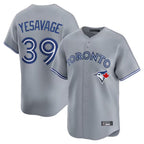 Toronto Blue Jays #39 Trey Yesavage Player Gray Home Limited Stitched Baseball Jersey
