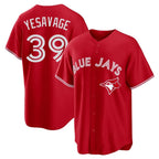 Toronto Blue Jays #39 Trey Yesavage Player Red Home Game Stitched Baseball Jersey