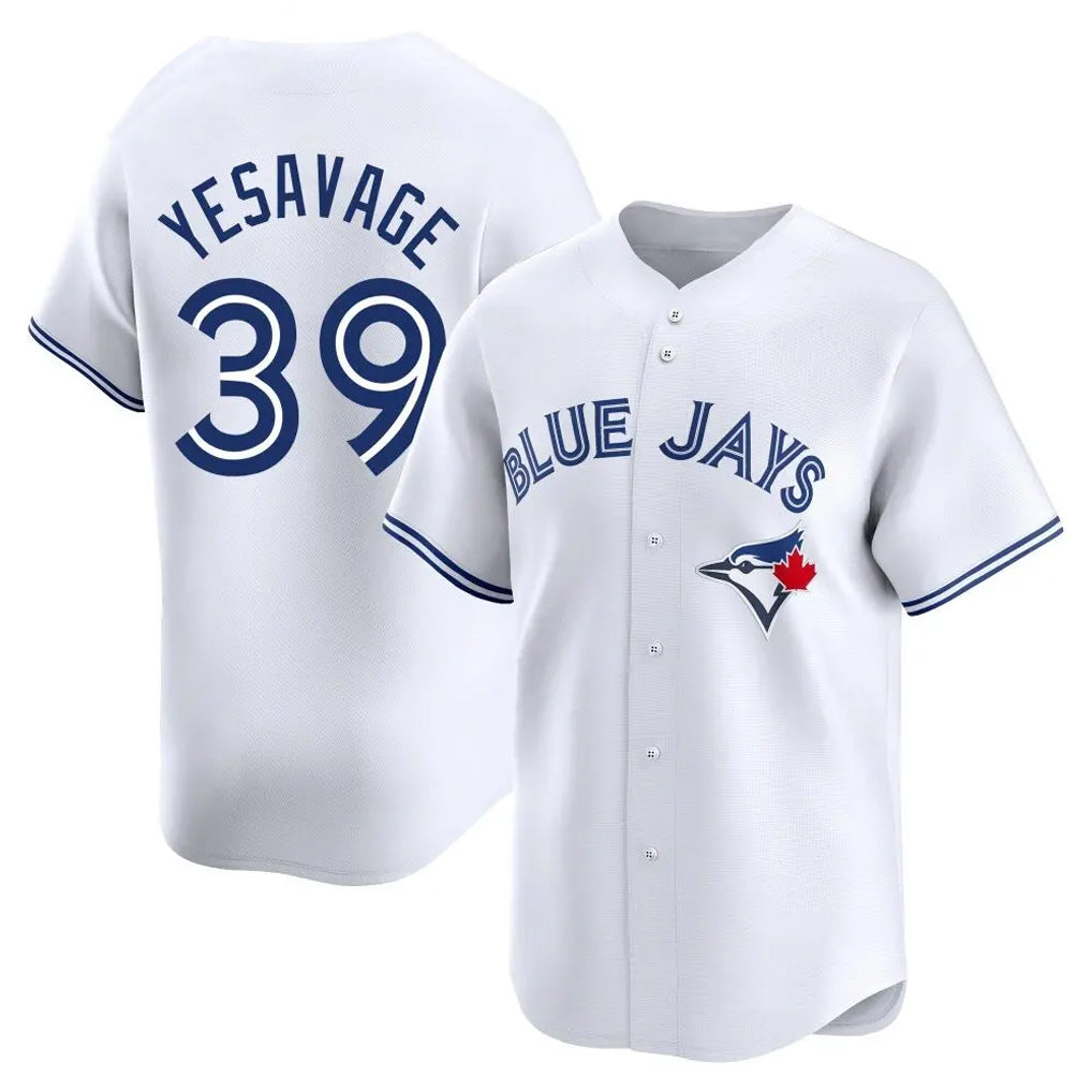 Toronto Blue Jays #39 Trey Yesavage Player White Home Limited Stitched Baseball Jersey