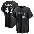Toronto Blue Jays #47 Addison Barger Player Black City Connect Limited Stitched Baseball Jersey