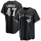 Toronto Blue Jays #47 Addison Barger Player Black City Connect Limited Stitched Baseball Jersey