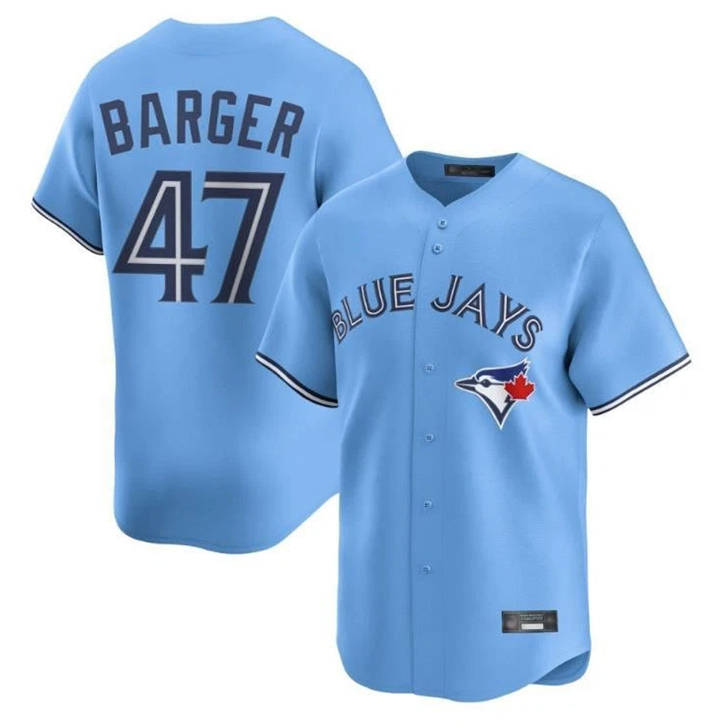 Toronto Blue Jays #47 Addison Barger Player Blue Replica Stitched Baseball Jersey