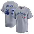 Toronto Blue Jays #47 Addison Barger Player Gray Replica Stitched Baseball Jersey