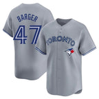 Toronto Blue Jays #47 Addison Barger Player Gray Replica Stitched Baseball Jersey