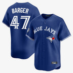 Toronto Blue Jays #47 Addison Barger Player Royal Home Limited Stitched Baseball Jersey