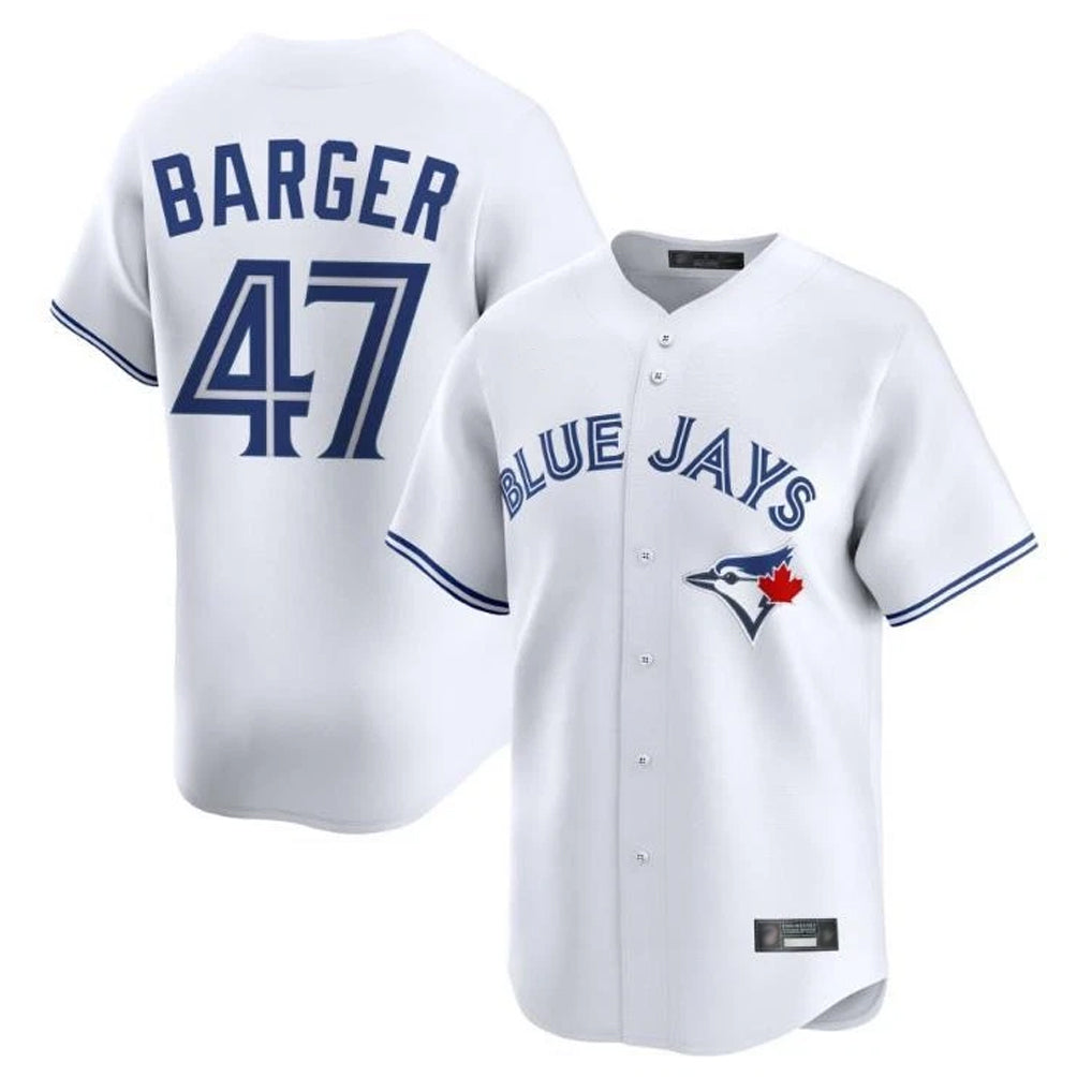 Toronto Blue Jays #47 Addison Barger Player White Home Limited Stitched Baseball Jersey