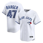 Toronto Blue Jays #47 Addison Barger Player White Home Limited Stitched Baseball Jersey