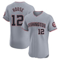 Washington Nationals #12 Brady House Player Gray City Connect Elite Alternate Stitched Baseball Jersey