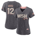 Washington Nationals #12 Brady House Player Gray City Connect Stitched Baseball Jersey