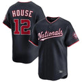 Washington Nationals #12 Brady House Player Navy Alternate Limited Game Stitched Baseball Jersey
