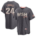 Washington Nationals #24 Cade Cavalli Player Gray City Connect Stitched Baseball Jersey