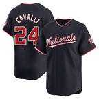 Washington Nationals #24 Cade Cavalli Player Navy Alternate Limited Replica Stitched Baseball Jersey