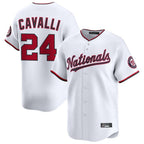 Washington Nationals #24 Cade Cavalli Player White Limited Stitched Baseball Jersey