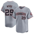 Washington Nationals #29 James Wood Player Gray City Connect Limited Alternate Stitched Baseball Jersey