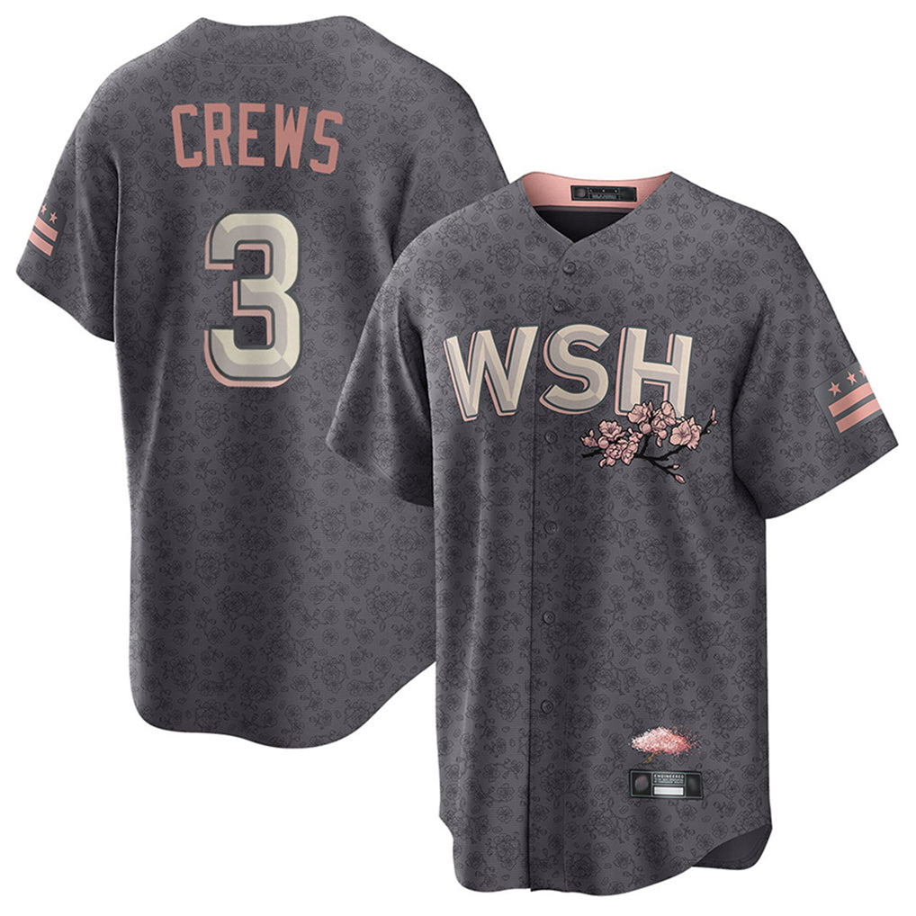 Washington Nationals #3 Dylan Crews Player City Connect Stitched Baseball Jersey