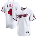 Washington Nationals #4 Daylen Lile Player White Alternate Limited Replica Stitched Baseball Jersey