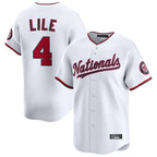Washington Nationals #4 Daylen Lile Player White Alternate Limited Replica Stitched Baseball Jersey