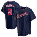 Washington Nationals #5 CJ Abrams Player Navy Blue Replica Game Stitched Baseball Jersey